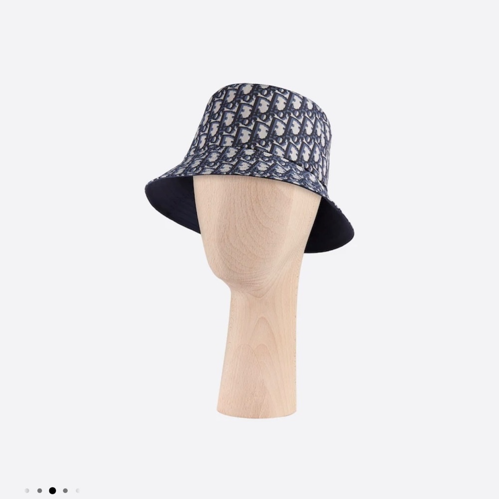 Christian Dior REVERSIBLE TEDDY-D SMALL BRIM BUCKET HAT